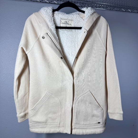 XS O'Neill High Pile / Sherpa Lined Full-Zip Hoodie - Picture 2 of 9